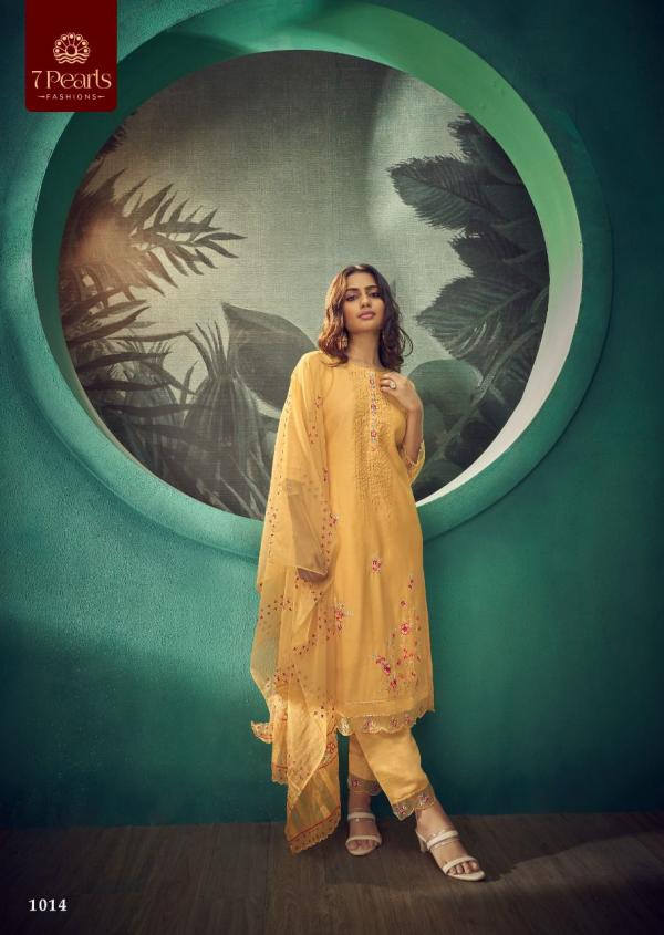 7 Pearls Carnival Silk Designer Kurti Pant With Dupatta Collection